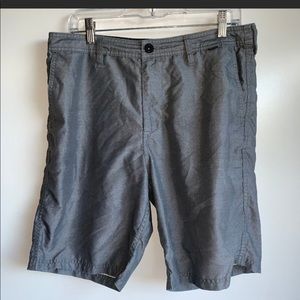 HURLEY Gray Hybrid Surf Board Shorts Men's Sz 32